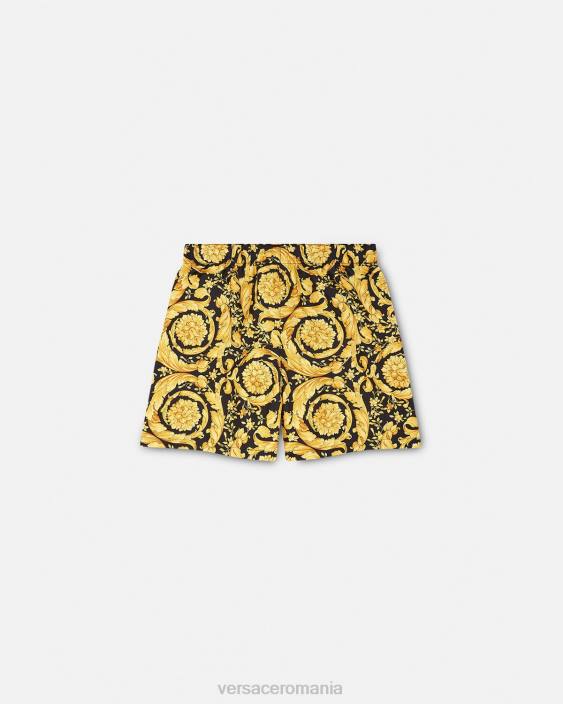 imprimare pantaloni scurți de baie cu imprimeu barocco Versace copii îmbrăcăminte 40L62097