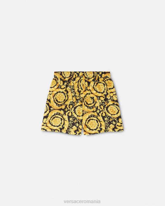 imprimare pantaloni scurți de baie cu imprimeu barocco Versace copii îmbrăcăminte 40L62097