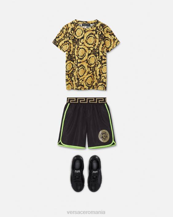 mentă și negru pantaloni scurți de baie medusa Versace copii îmbrăcăminte 40L62112