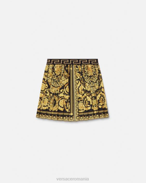 imprimare fusta plisata barocco Versace copii îmbrăcăminte 40L61957