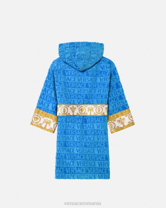 albastru deschis halat de baie peste tot Versace copii îmbrăcăminte 40L62064
