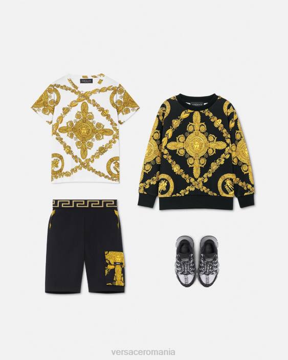 imprimare hanorac maschera baroque Versace copii îmbrăcăminte 40L62125