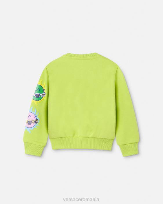 lămâie verde hanorac pentru copii medusa sunnies Versace copii îmbrăcăminte 40L61929