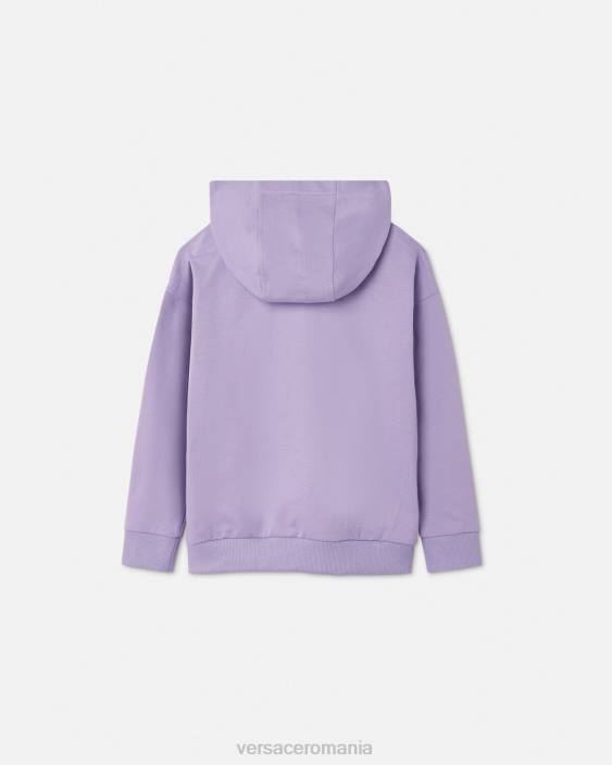 liliac hanorac cu ac de siguranță Versace copii îmbrăcăminte 40L62009