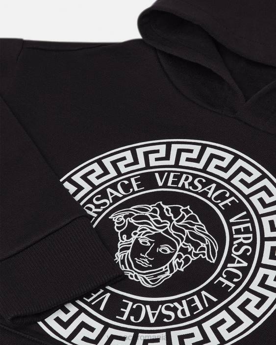 negru hanorac cu medusa Versace copii îmbrăcăminte 40L62120