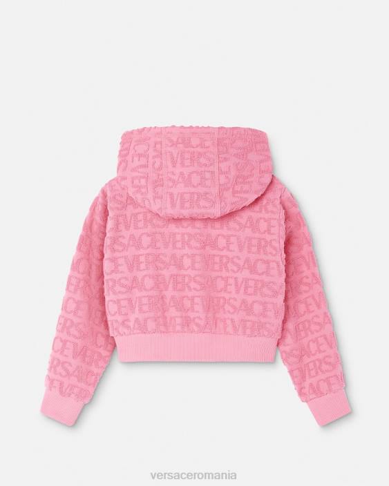 roz hanorac pentru prosop Versace copii îmbrăcăminte 40L61948