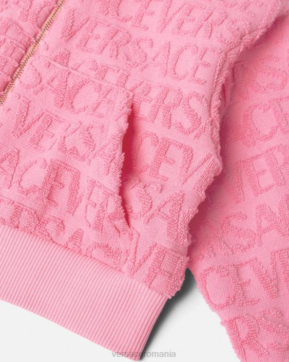roz hanorac pentru prosop Versace copii îmbrăcăminte 40L61948