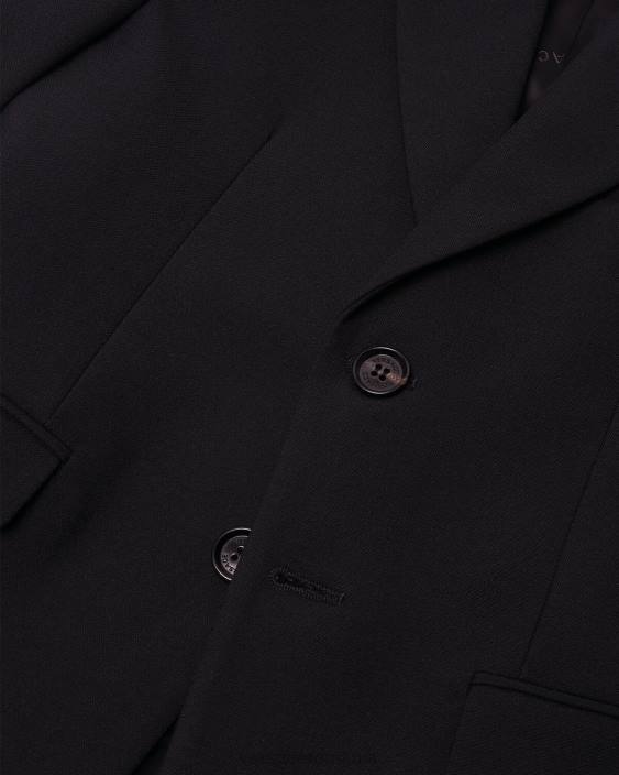 negru blazer cu logo Versace copii îmbrăcăminte 40L62105