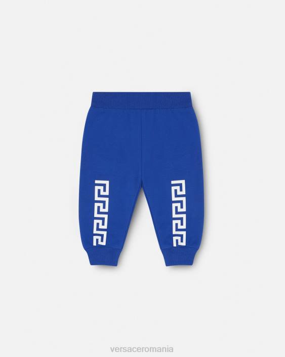 albastru pantaloni de trening greca baby Versace copii îmbrăcăminte 40L61890