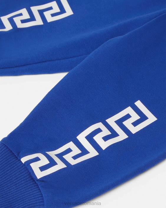 albastru pantaloni de trening greca baby Versace copii îmbrăcăminte 40L61890