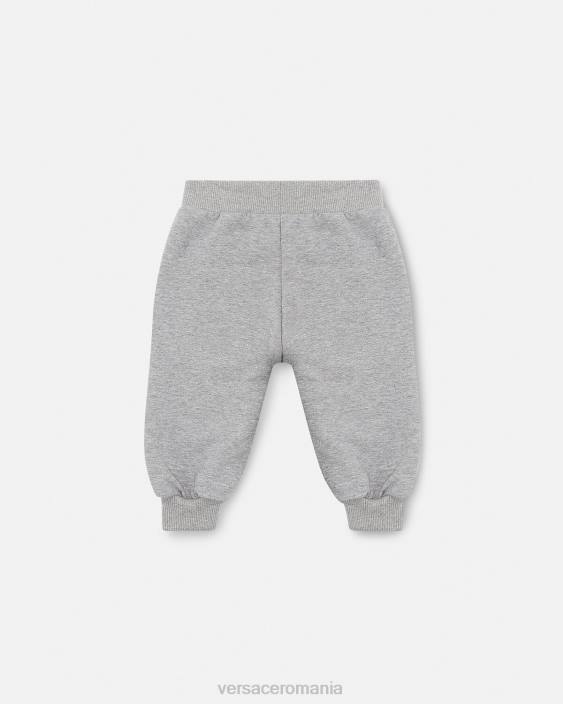 gri pantaloni de trening cu logo pentru bebelusi Versace copii îmbrăcăminte 40L61862
