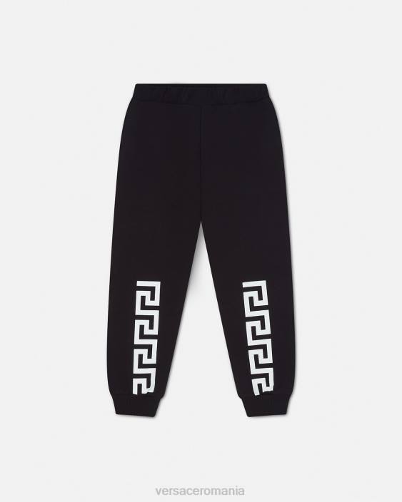 negru pantaloni de trening greca Versace copii îmbrăcăminte 40L62099