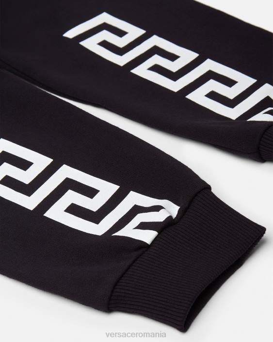 negru pantaloni de trening greca Versace copii îmbrăcăminte 40L62099