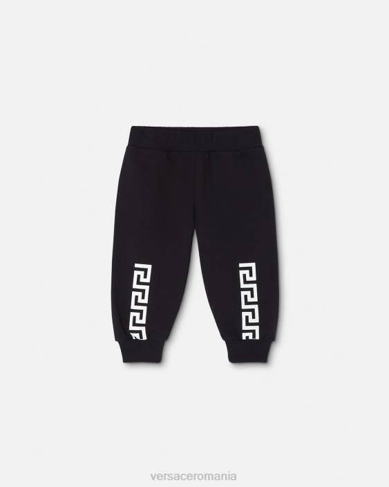 negru pantaloni de trening greca baby Versace copii îmbrăcăminte 40L61907