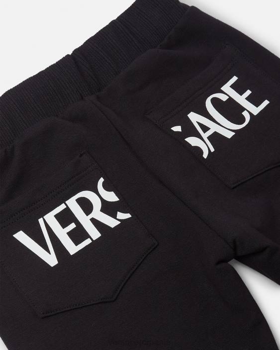 negru pantaloni de trening greca baby Versace copii îmbrăcăminte 40L61907
