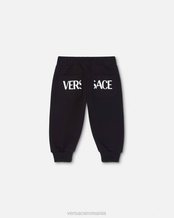 negru pantaloni de trening greca baby Versace copii îmbrăcăminte 40L61907