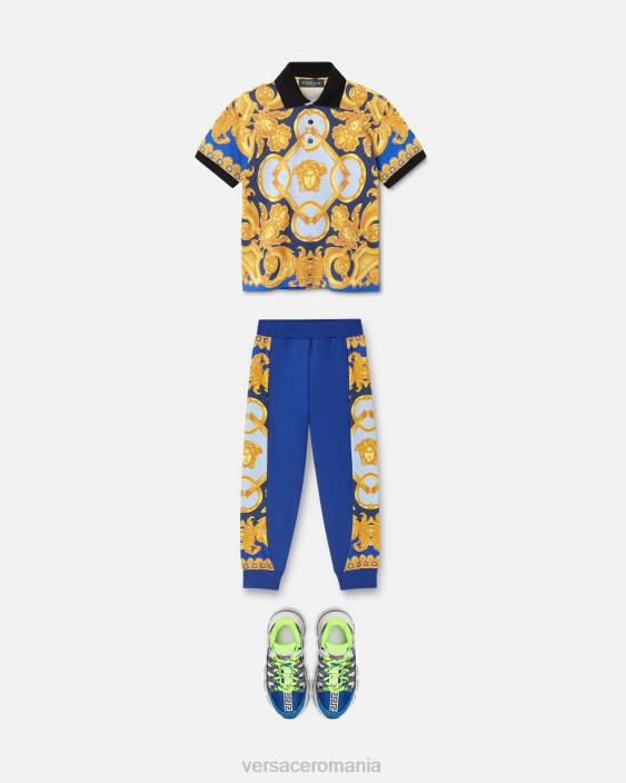 plan pantaloni de trening barocco 660 Versace copii îmbrăcăminte 40L62110