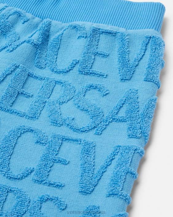 albastru deschis pantaloni scurți pentru prosop Versace copii îmbrăcăminte 40L62087