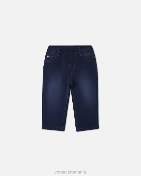 albastru blugi pentru copii medusa Versace copii îmbrăcăminte 40L61855