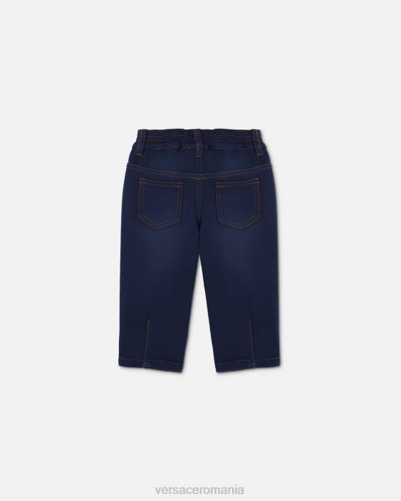 albastru blugi pentru copii medusa Versace copii îmbrăcăminte 40L61855