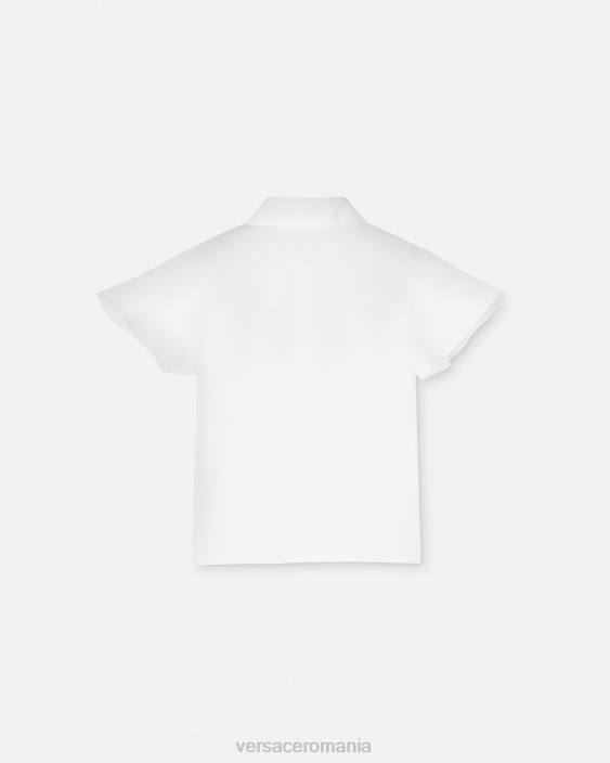 aur alb cămașă pentru copii medusa Versace copii îmbrăcăminte 40L61854