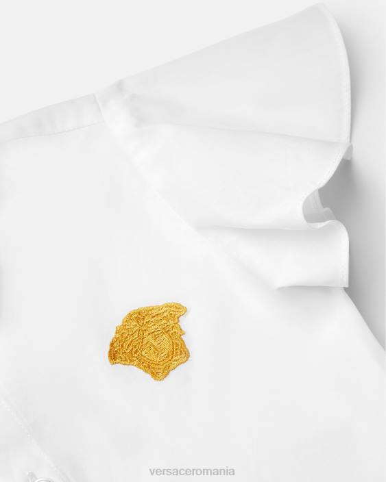 aur alb cămașă pentru copii medusa Versace copii îmbrăcăminte 40L61854