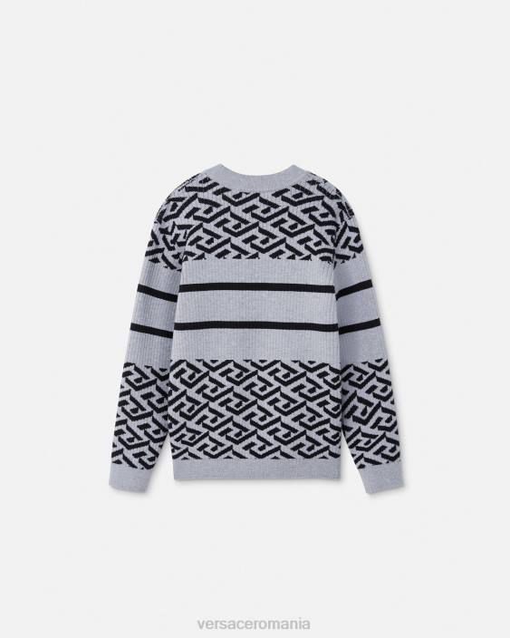 gri pulover medusa la greca Versace copii îmbrăcăminte 40L61994