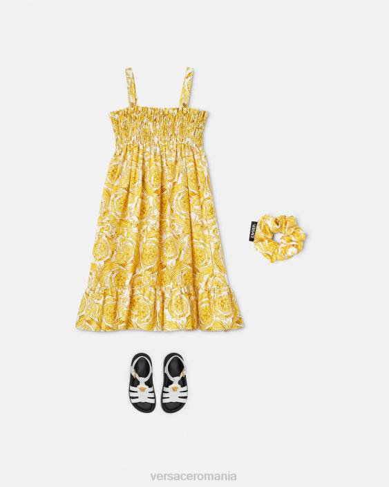 imprimare rochie cu volane barocco Versace copii îmbrăcăminte 40L61988