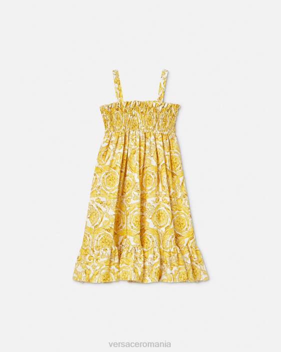 imprimare rochie cu volane barocco Versace copii îmbrăcăminte 40L61988