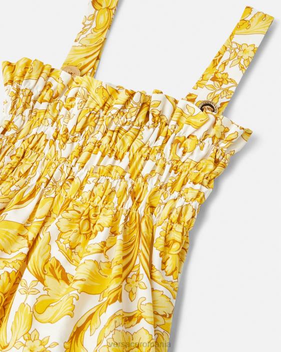 imprimare rochie cu volane barocco Versace copii îmbrăcăminte 40L61988