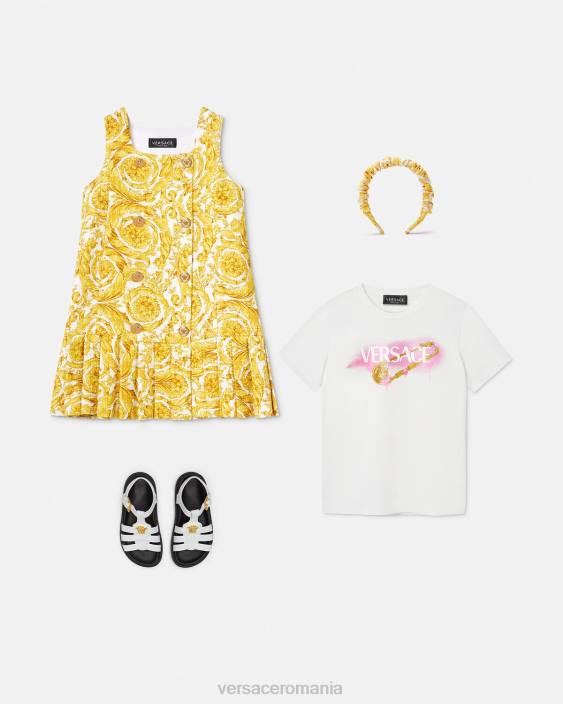 imprimare rochie schimbătoare medusa barocco Versace copii îmbrăcăminte 40L61981