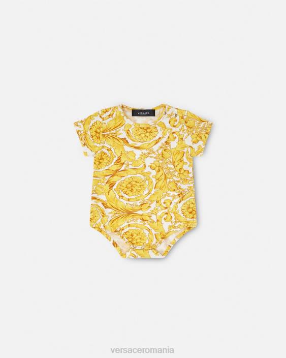 imprimare salopeta barocco pentru bebelusi Versace copii îmbrăcăminte 40L61829