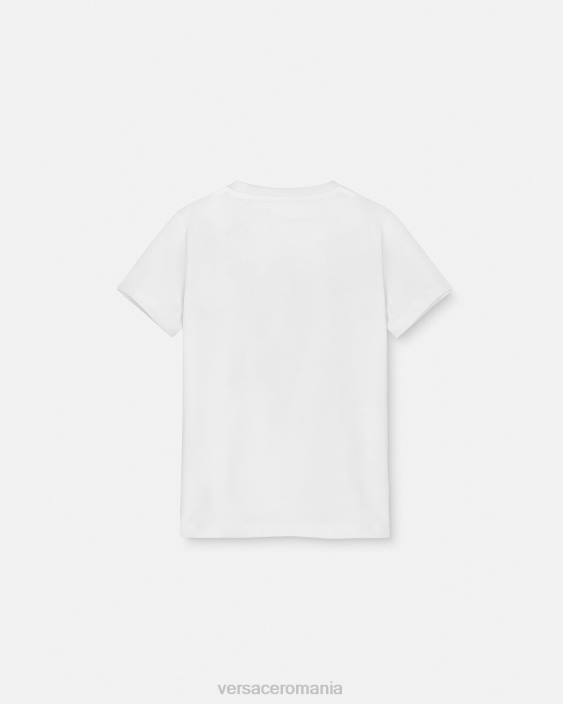 albastru tricou iepure de revelion lunar Versace copii îmbrăcăminte 40L61991