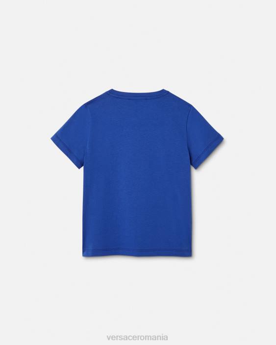 bluette tricou cu logo al universității Versace copii îmbrăcăminte 40L62132