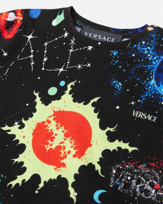 imprimare tricou galaxy bebe Versace copii îmbrăcăminte 40L61882