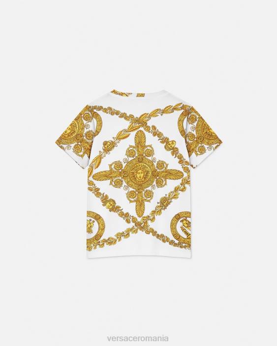 imprimare tricou maschera baroque Versace copii îmbrăcăminte 40L62124