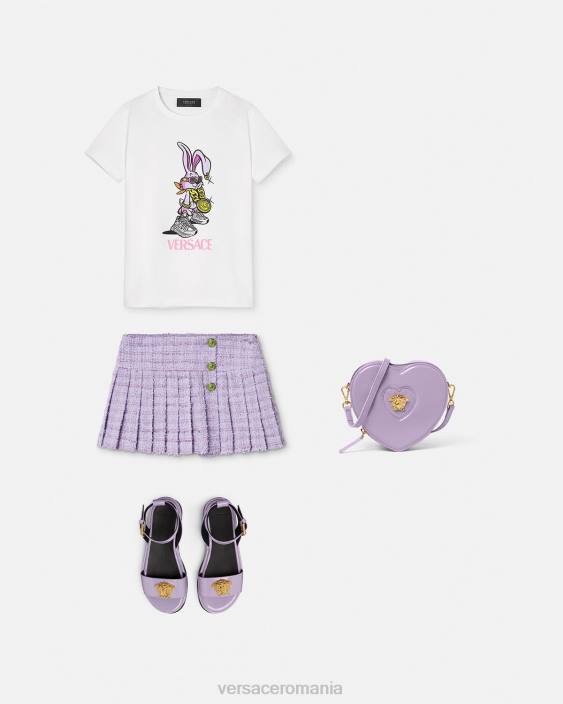 roz tricou iepure de revelion lunar Versace copii îmbrăcăminte 40L61990