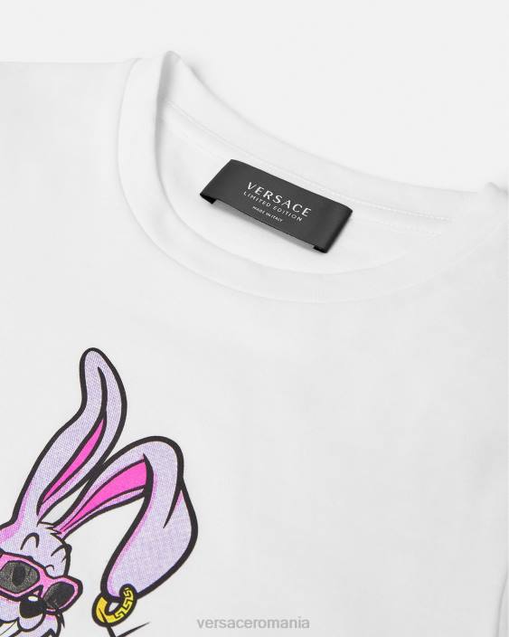 roz tricou iepure de revelion lunar Versace copii îmbrăcăminte 40L61990