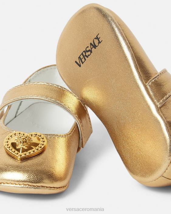 aur balerini pentru copii medusa inima Versace copii pantof 40L61847