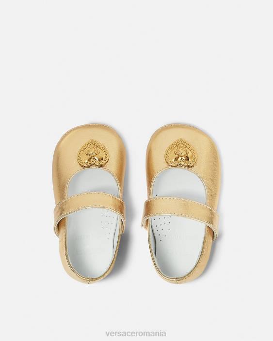 aur balerini pentru copii medusa inima Versace copii pantof 40L61847