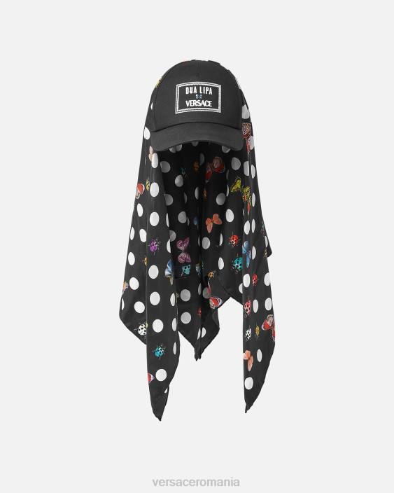 imprimare șapcă de baseball foulard fluturi Versace femei accesorii 40L6859