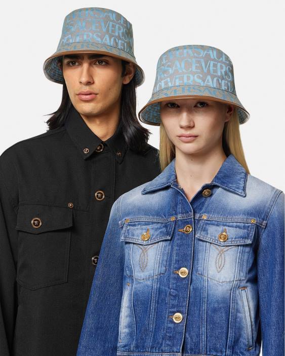 o singură culoare pălărie peste tot Versace femei accesorii 40L6869