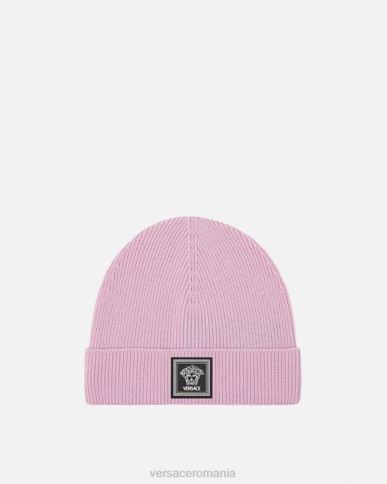 roz deschis pălărie din lână medusa Versace femei accesorii 40L6880