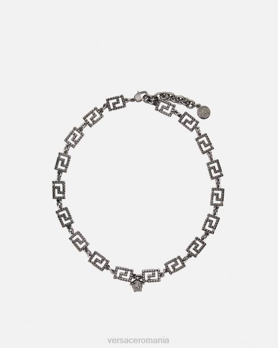 argint colier greca împânzit Versace femei accesorii 40L6764