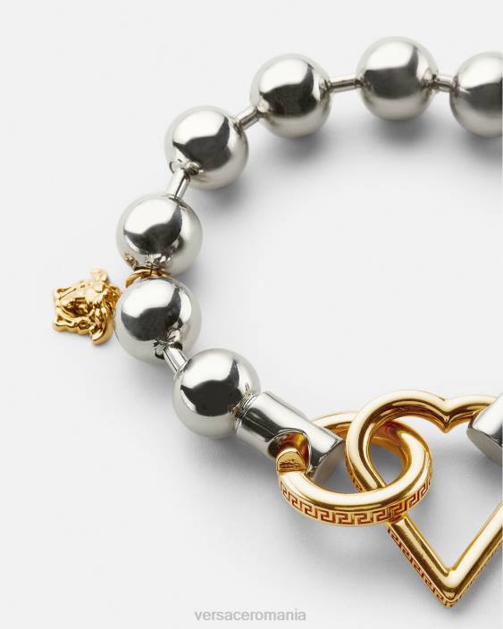 argint și aur brățară funky cu lanț Versace femei accesorii 40L6831