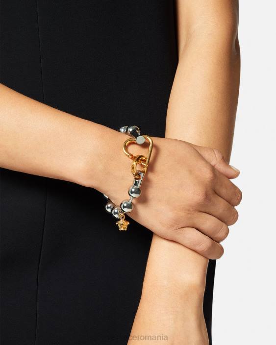 argint și aur brățară funky cu lanț Versace femei accesorii 40L6831