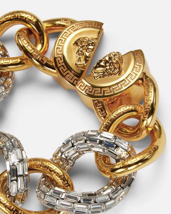 aur brățară cu lanț de cristal Versace femei accesorii 40L6740