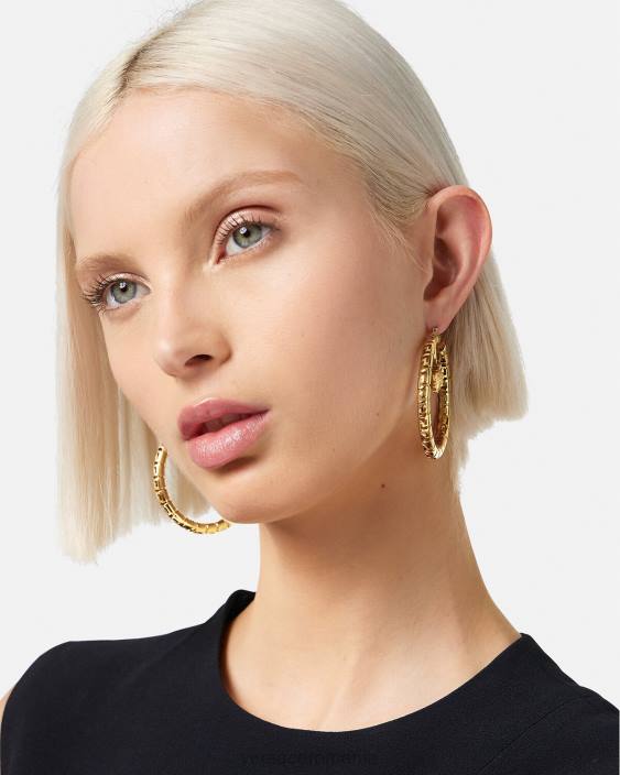 aur cercei cerc greca Versace femei accesorii 40L6749