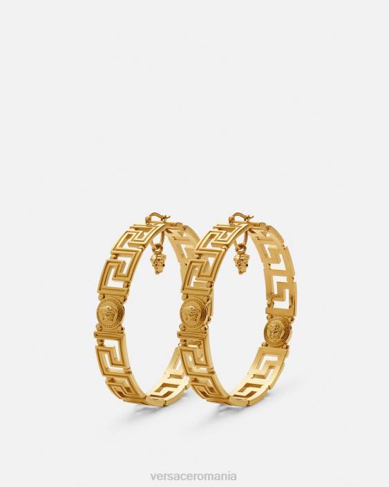 aur cercei cerc medusa greca Versace femei accesorii 40L6832