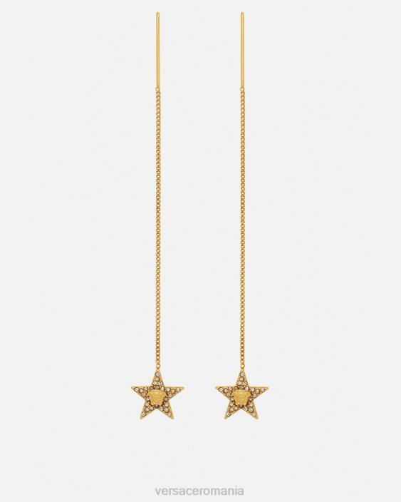 aur cercei cu galaxie de cristal Versace femei accesorii 40L6824